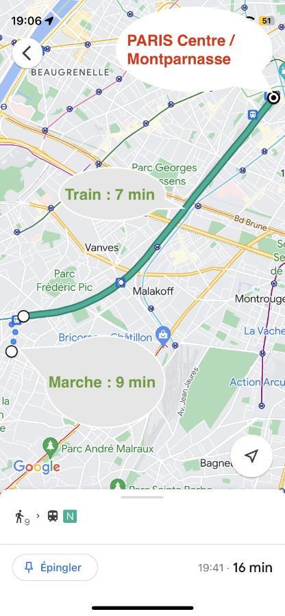 2 Pieces Lumineux Aux Portes De Paris 克拉马 外观 照片
