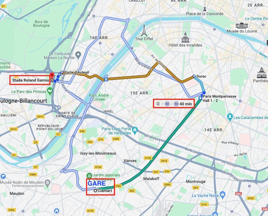 2 Pieces Lumineux Aux Portes De Paris 克拉马 外观 照片