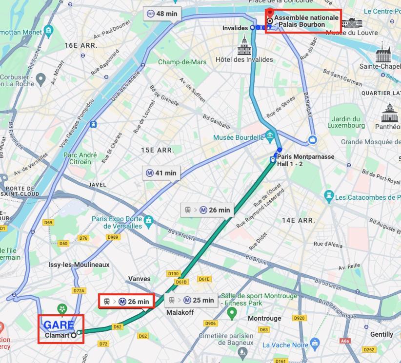 2 Pieces Lumineux Aux Portes De Paris 克拉马 外观 照片